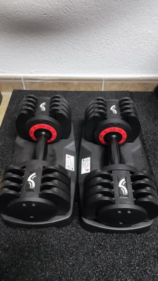 2 Mancuernas Ajustables 11.5 kg