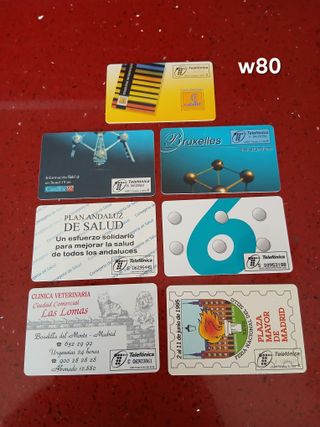 7 Carte Telefoniche Spagna