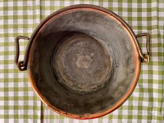 Antico paiolo in rame