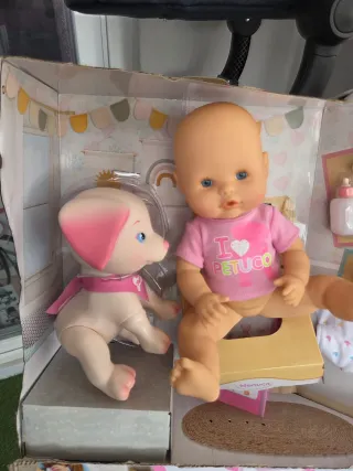 Cochecito muñecas+ Nenuco petuco