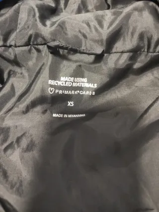 Anorak Primark Negro Talla XS