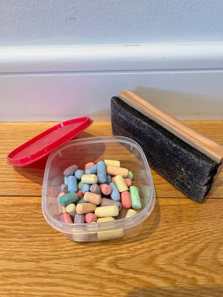 Cocinita de juguete rosa 100x98x51