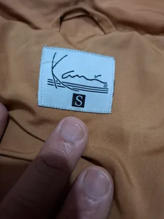 Karl Kani Giubbino Bomber Arancione Taglia S