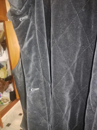 Chaleco reversible piel/terciopelo mujer