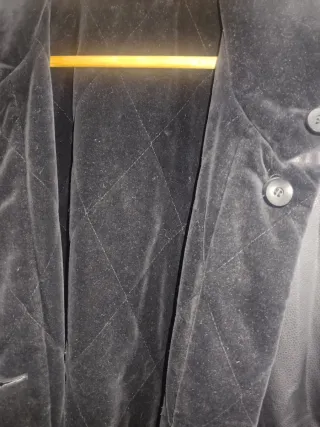 Chaleco reversible piel/terciopelo mujer