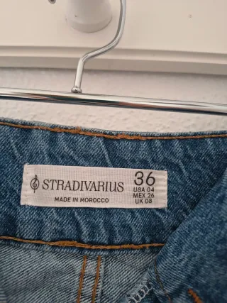 Falda vaquera Stradivarius Talla 36