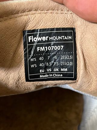 Scarpe Flower Mountain tg 40 Beige/Marrone