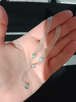 Conjunto Collar y Pulsera Plata 925.