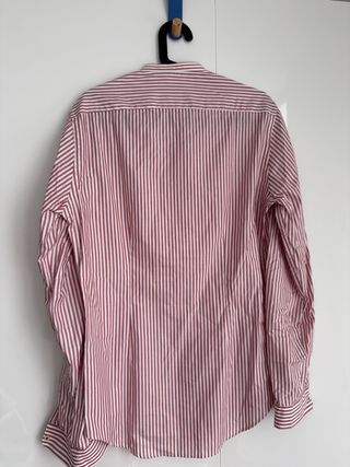 Camisa Zara Man Rayas Rojas y Blancas