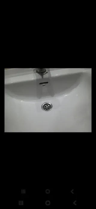 Lavabo de porcelana blanco Gala