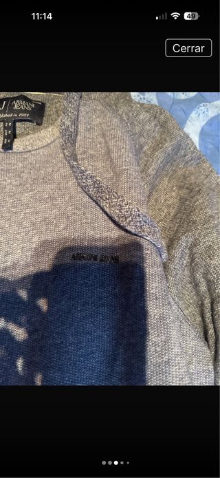 Sudadera Armani Gris Talla M