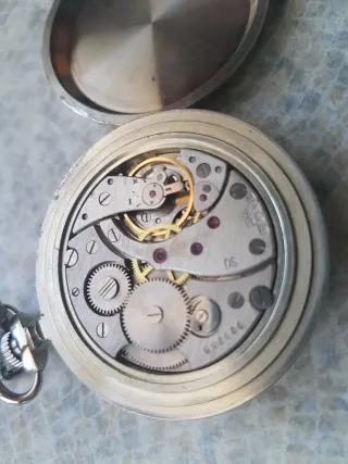 MOLNJIA reloj soviet Urss cccp pocket railway