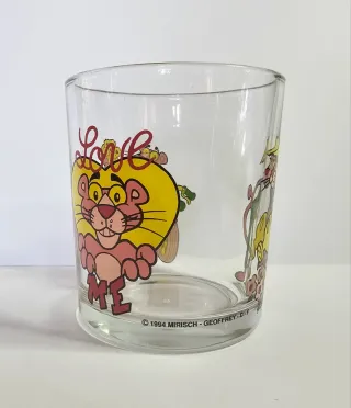 Bicchiere Nutella Ferrero La Pantera Rosa 1994