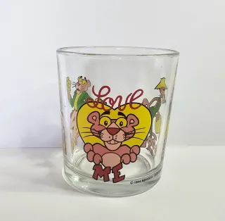 Bicchiere Nutella Ferrero La Pantera Rosa 1994