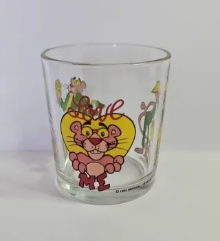 Bicchiere Nutella Ferrero La Pantera Rosa 1994