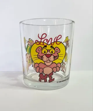 Bicchiere Nutella Ferrero La Pantera Rosa 1994