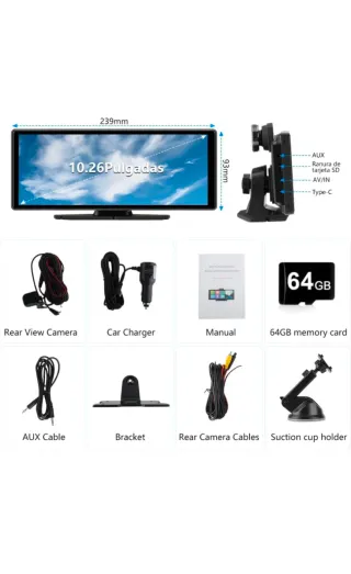 Pantalla Carplay Android Auto