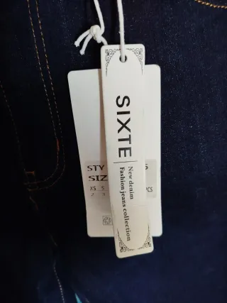 Jeans donna con strass