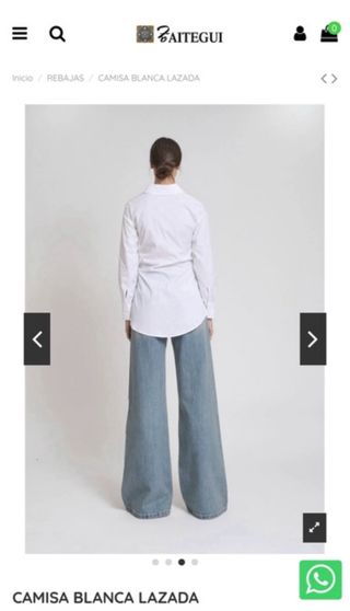 Blusa blanca Is Coming zaitegui