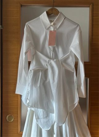 Blusa blanca Is Coming zaitegui