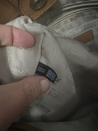 Bolso Michael Kors Marrón y Dorado