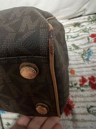 Bolso Michael Kors Marrón y Dorado