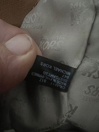 Bolso Michael Kors Marrón y Dorado