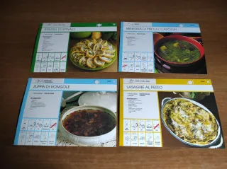 8 schede ricette primi piatti.