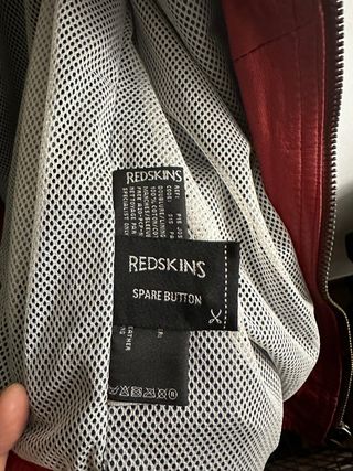 Chaqueta de Piel Roja Talla XL