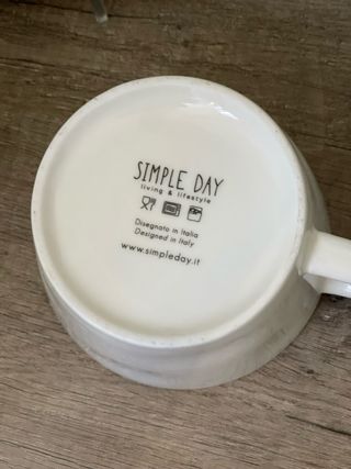 Tazza colazione Simple Day con cuore