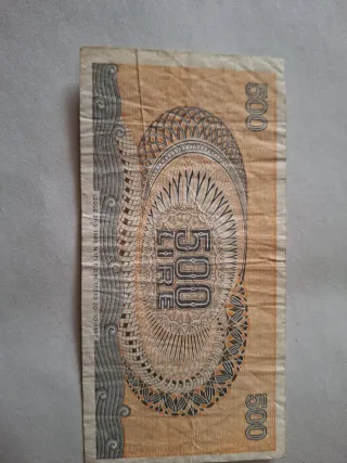 Biglietto da 500 Lire Italia