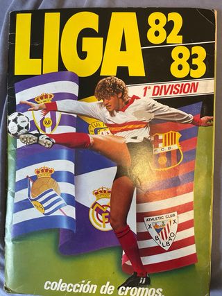 Álbum Liga 82/83 1ª División Cromos