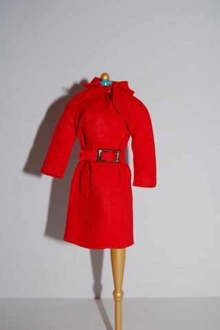 Barbie Mattel Trench #3409 Red For Rain 1971