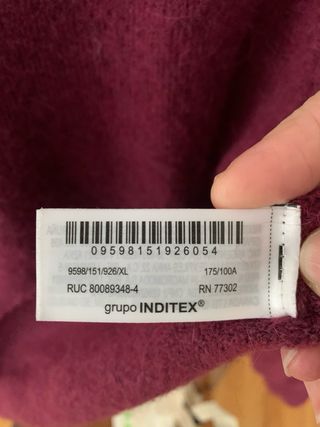 Jersey viral Zara rosado Talla XL