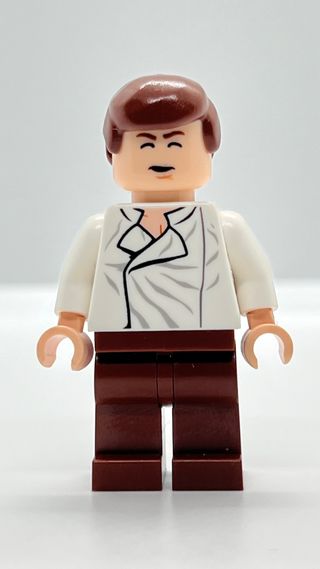 LEGO Star Wars Minifigura Han Solo Camicia Bianca
