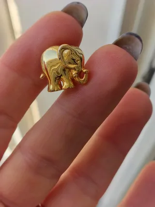 Spilla Elefante Dorato B.A. Ballou & Co.