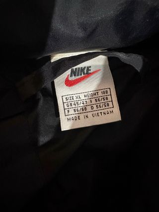 Piumino Nike Vintage Anni '90 Nero