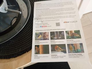 Mangiatoia Uccelli Cottage Garden Grigio