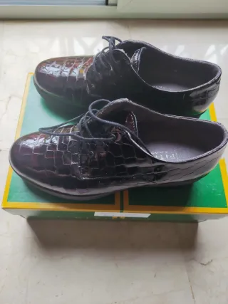 Zapatos Pitillos Marrones Talla 37