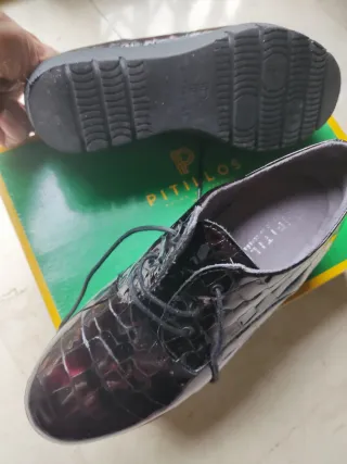 Zapatos Pitillos Marrones Talla 37