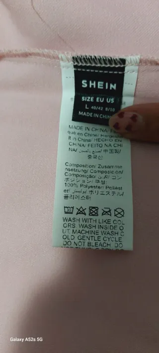 Chaleco elegante Shein rosa