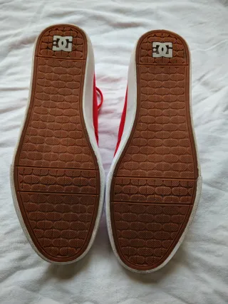 Zapatillas DC Shoes Rojas Talla 47 Hombre