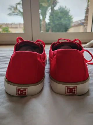 Zapatillas DC Shoes Rojas Talla 47 Hombre