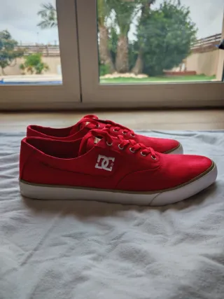 Zapatillas DC Shoes Rojas Talla 47 Hombre