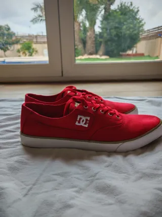 Zapatillas DC Shoes Rojas Talla 47 Hombre