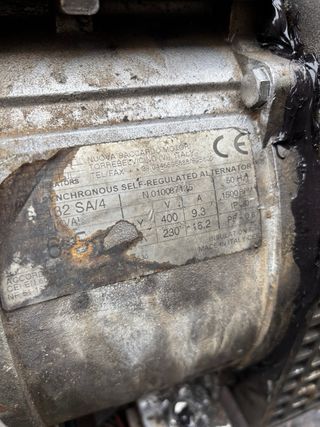 Generador diésel con motor