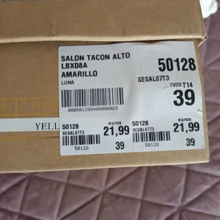 Zapatos JANEWAY mujer amarillos