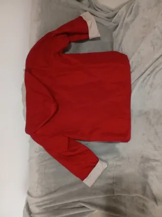 Chaqueta cortavientos mujer roja