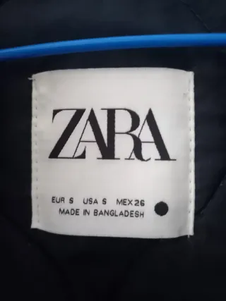 Cazadora vaquera acolchada Zara