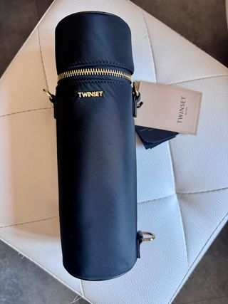 Borsa porta bottiglia termica Twinset nera